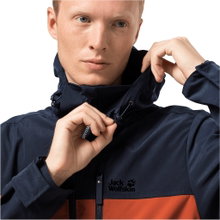 Jack Wolfskin Wind Jacket Desert Wind (windproof, water-repellent, PFC-free) red Men